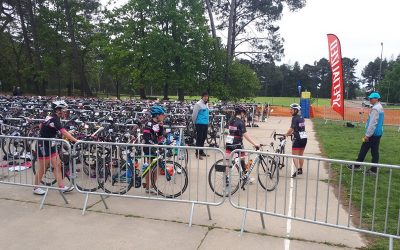 La Protection Civile sur le Triathlon de Coëtquidan